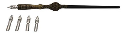 Gullor Calligraphy Pens Set - Dip Pen Handcrafted Calligraphy Set with 18 Nibs, Bronze - color: bronze