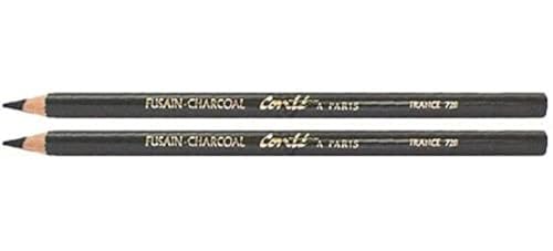 Conté à Paris Artists' Pencils Charcoal 2B (Pack of 2)