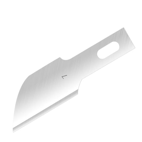 120 Pack Hobby Knife Blades, #7 High Carbon Steel Replacement Blades for Craft & Art, Standard Sharpness Craft Knife Refills for Paper, Fabric & Thin Plastic - style: #7