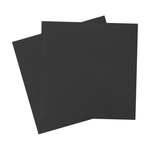 MECCANIXITY Foam Sheets Crafts 10x10 Inch 5mm EVA Craft Foam Paper Foam Sheets for Crafts Projects DIY Cosplay Modeling, Black, 2 Sheets - color: Black, size: 5mm