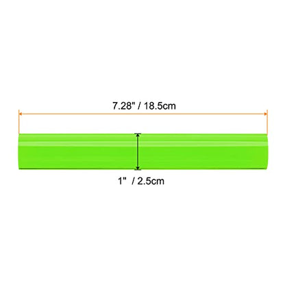 HARFINGTON Acrylic Clay Roller 7.28 Inch x 1 Inch Solid Non-Stick Plastic Round Tube Roller Polymer Clay Rod Fondant Rolling Pin for Shaping, Sculpting, Modeling DIY Crafts, Green - color: Green, size: 7.28 Inch x 1 Inch