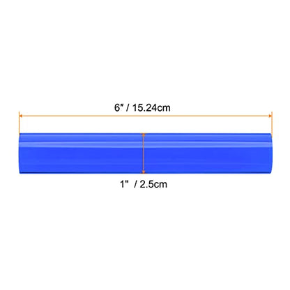 HARFINGTON Acrylic Clay Roller 6 Inch x 1 Inch Solid Non-Stick Plastic Round Tube Roller Polymer Clay Rod Fondant Rolling Pin for Shaping, Sculpting, Modeling DIY Crafts, Blue - color: Blue, size: 6 Inch x 1 Inch