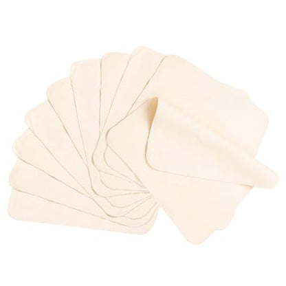 LEOLIO 10 Pieces 7.8 x 7.8 Inch Artist Chamois, Premium Art Chamois Cloth for Artists Working, Soft Chamois Leather Set for Drawing, Blending Pastels and Charcoal