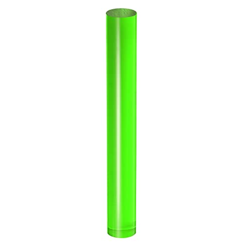HARFINGTON Acrylic Clay Roller 8 Inch x 1 Inch Solid Non-Stick Plastic Round Tube Roller Polymer Clay Rod Fondant Rolling Pin for Shaping, Sculpting, Modeling DIY Crafts, Green - color: Green, size: 8 Inch x 1 Inch