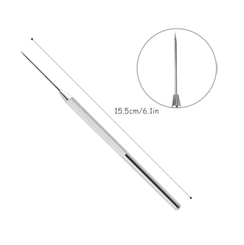 Takelablaze Modeling Clay Sculpting Tools 10Pcs Stainless Steel Clay Needle Tools Wax Carving Hand Tools Modeling Sculpting Clay Artist Pottery Carving Tools Needle Kit