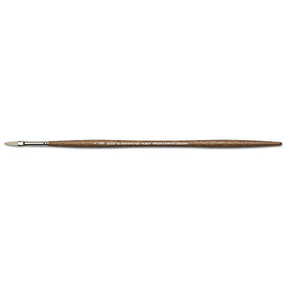 Winsor & Newton Artists' Oil Synthetic Brush, Filbert #1 | Synthetic Flagged Bristles, Excellent Color Carrying Capacity, Handmade in England, For Oil Paint - style: Filbert #1