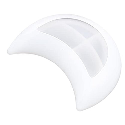Tray Resin Mold Moon Shaped Dish Silicone Mold Epoxy Resin Mold Suitable for Jewelry Storage Plate Home Decoration Silicone, 11.7x7x2.7cm/4.60x2.75x1.06in, Clear