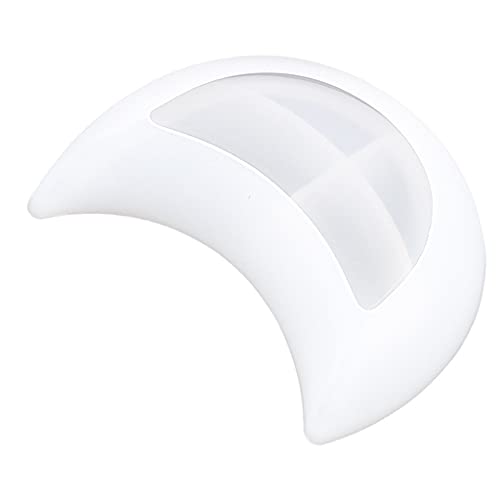 Tray Resin Mold Moon Shaped Dish Silicone Mold Epoxy Resin Mold Suitable for Jewelry Storage Plate Home Decoration Silicone, 11.7x7x2.7cm/4.60x2.75x1.06in, Clear
