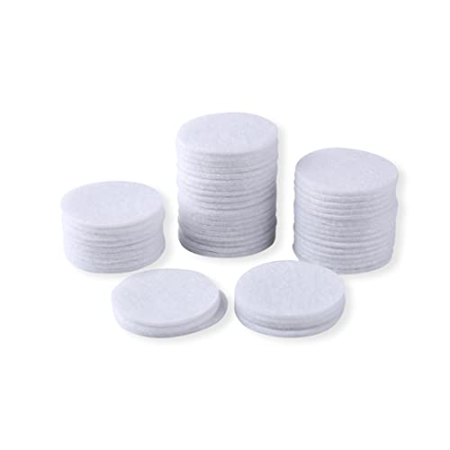 Briartw 100 Pieces Alcohol Ink Mini Applicator Tool Felts, Round Replacement Felts for Card Making Embossing Painting Rendering - color: 100 PCS Tool Felts