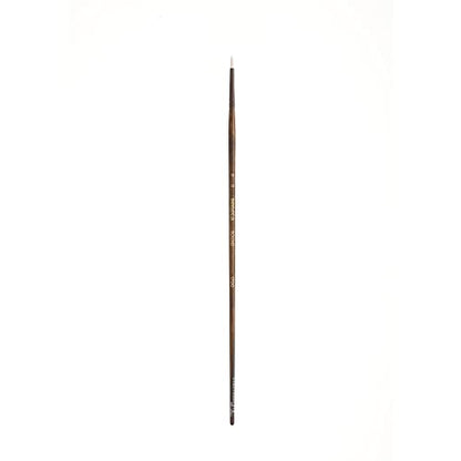 Seneca Artist Professional Synthetic Bristle Paint Brush for Acrylic, Oil and Water Mixable Oil, Series 1700, 0 Round - size: 0