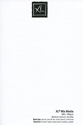 Canson XL Mix Media Pad 11X14 - size: 11x14, style: Mixed Media