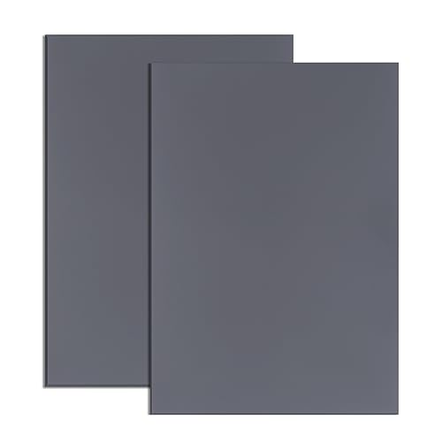 Rubber Stamp Sheets for Laser Engraving Machine, 2 PCS A4 Size Engraving Soft Rubber Mats for Laser Cutter to Make Rubber Stamps, Ink Stamp Pads Engraving Tools & Supplies (Dark Gray) - color: Dark Gray