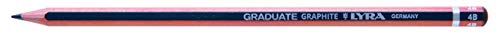 Lyra Graduate Graphite Drawing Pencils, Soft Grade Leads, Set of 6 - size: 1 Count (Pack of 6)