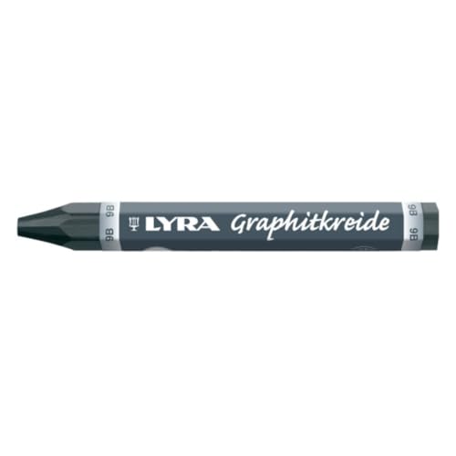 Lyra Graphite Crayons - 9B Graphite Stick Crayons for Artists and Students of All Ages - Set of 12 Durable Graphite Sticks for Sketching Drawing Shading and More - size: 1 Count (Pack of 1), style: 9B/Non Water-Soluble