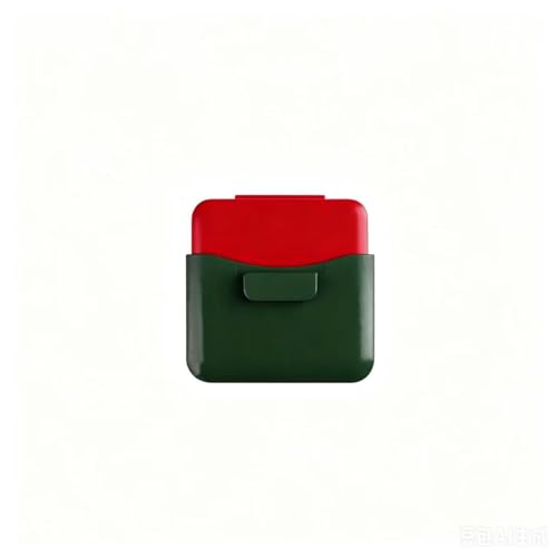 24 Wells Empty Travel Watercolor Paint Palette Case Mixing Tray, Pocket Size - color: Green