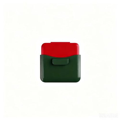 24 Wells Empty Travel Watercolor Paint Palette Case Mixing Tray, Pocket Size - color: Green