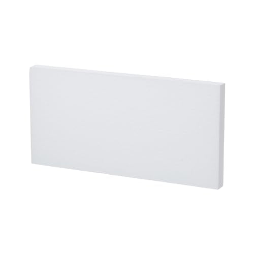 Crafare 4 Pack Craft Foam Blocks 14x7x1in Styrofoam Sheets for Art Projects | For school, sculpt, floral, model. These rectangular polystyrene bricks cut easily. - size: 14x7x1inch 4pcs