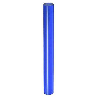 HARFINGTON Acrylic Clay Roller 9 Inch x 1 Inch Solid Non-Stick Plastic Round Tube Roller Polymer Clay Rod Fondant Rolling Pin for Shaping, Sculpting, Modeling DIY Crafts, Blue - color: Blue, size: 9 Inch x 1 Inch