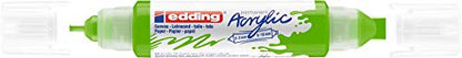 edding 5400 Acrylic 3D Double Liner, Yellow Green - color: Yellow Green Mat