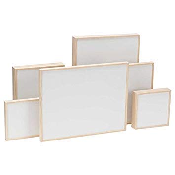 Da Vinci Pro Liquid Art Multi-Media Panel 10x10, 1-1/2" Deep Gesso Board with Natural Wood Frame, Raised Lip Wood Canvas Panel Ideal for Artists Using High Flow Acrylics and Alcohol-Based Dyes - size: 10x10"