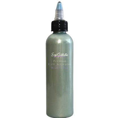 Ezgi Sertcetin Cell Activator for Acrylic Pouring, Metallic Fresh Azurre | Ready to Pour, Create Perfect and Unique Cells, 4oz by Volume - color: Metallic Fresh Azurre