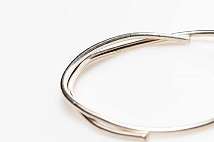 925 Sterling Silver Wire, 14 Gauge, Round, Dead Soft, 1FT by CRAFT WIRE | Sterling Silver Wire for Jewelry Making, Wire Wrapping, Solid 925 Sterling Silver, High Quality Made in USA - size: 14 Gauge, style: 1 Foot