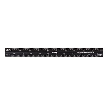 17cm 90038 Model Triangle Scale Ruler for 1/12 1/24/1/32 1/35