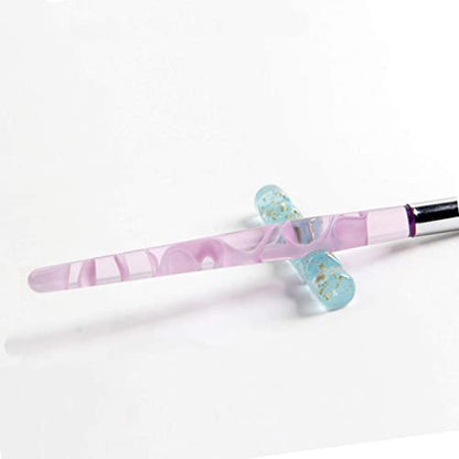 BQAN Silicone Nail Art Pen 5Pc for Sculpting, Drawing & Shaping - color: Purple