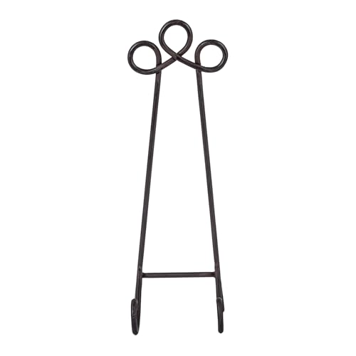 Creative Co-Op DE1159 Grey Metal Easel 24 Inch High