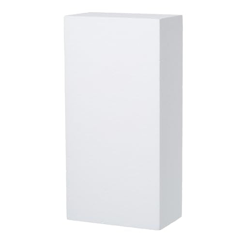 Crafare Large Craft Foam Block 14x7x4inch Foam Blocks Polystyrene Foam Brick for Household Arts School Projects Sculptures Floral Arrangements Modeling and Centerpieces (Pack of 3) - size: 14x7x4inch 1pcs (Pack of 3)