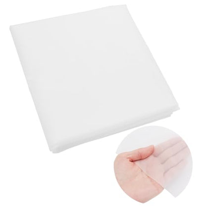 AHANDMAKER 5.5 Yards Silk Screen Printing Mesh Fabric 40 Inch Width Nylon High Tension Mesh Making for Paint Filter Cloth T-Shirt Screen Printing Machine Fabirc, White