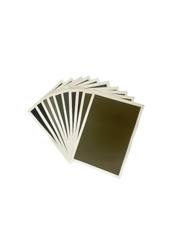 12-Pack Earth Tone Square Soft Pastels&10Sheets 5 Color Sanded Pastel Paper (15.4" x 10.7")