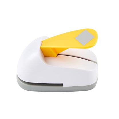 Craft Lever Punch 2 inch Rhombus Paper Punch Professional Tool for Paper Crafting DIY Projects，Gifts，Stationery，Education，Greeting Cards Arts Fun Projects - color: D