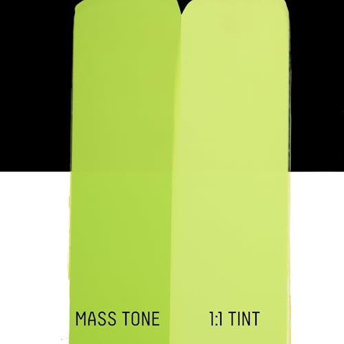 Liquitex BASICS Acrylic Paint, 4-oz Tube, Brilliant Yellow Green | Medium Viscosity, Satin Finish, Lightfast, Fine Art Pigments, Range of Opacities, Easy Blending - color: Brilliant Yellow Green, size: 4 Fl Oz (Pack of 1)