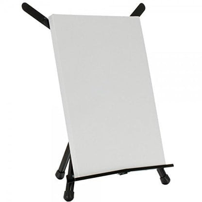 SoHo Urban Artist Black Aluminum Tabletop Easel Stand, Portable Easel for Display, Painting Canvas and More, Set of 12 - size: 12 Units