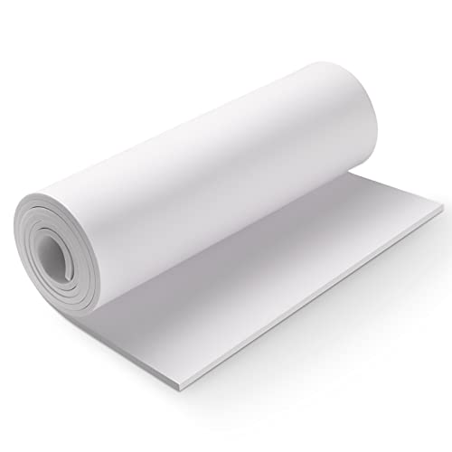 White Eva Foam Sheet roll,Premium eva Foam 6mm Thick,49" x 13.9", High Density 86kg/m3 for Halloween Cosplay Costume, Crafts, DIY Projects by MEARCOOH… - color: White, size: Thickness-6mm