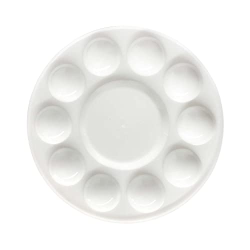 Paint Tray Palette - White Plastic Paint Tray for Kids, Paint Supplies
