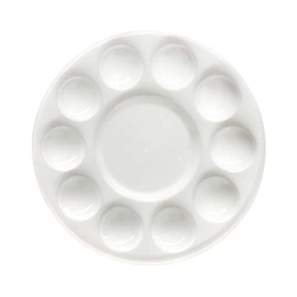Paint Tray Palette - White Plastic Paint Tray for Kids, Paint Supplies