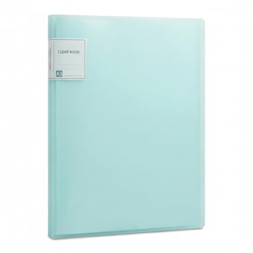 Huacan A3 Diamond Painting Storage Book 30 Pages Portfolio Presentations Folder for 30x40cm Painting,Green - color: Green