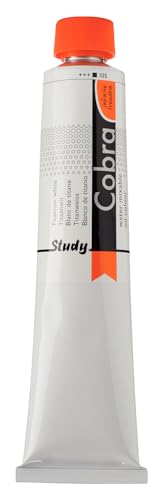 Royal Talens Cobra Study Water Mixable Oil Colors - Titanium White, 200 ml tube