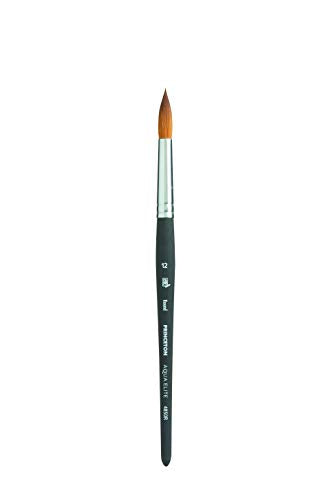 Princeton Aqua Elite, Series 4850, Synthetic Kolinsky Watercolor Paint Brush,Round, 12 - size: Size 12
