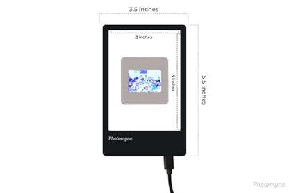 Photomyne A7 Mini Light Pad – Slide & Film Negative Scanning Viewer - style: Mini
