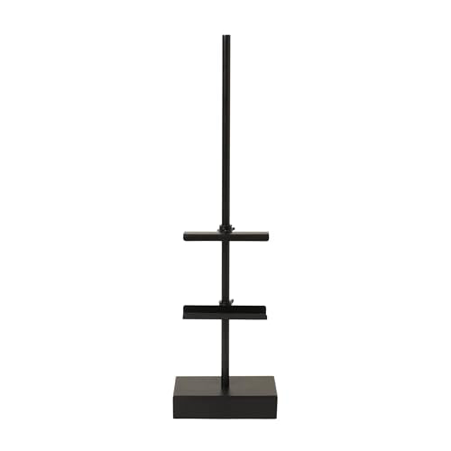 Studio Decor 18" Black Steel Adjustable Tabletop Easel - Decorative Stand for Pictures, Frames, Books, Cards, Plates - 1 Pack