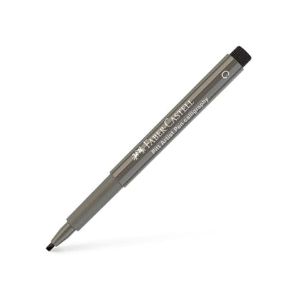 Faber-Castell Art & Graphic Pitt Artist Pen Calligraphy India Ink Pen, Green Gold, Single Pitt Pen, For Art, Craft, Drawing, Sketching, Home, School, University, Colouring