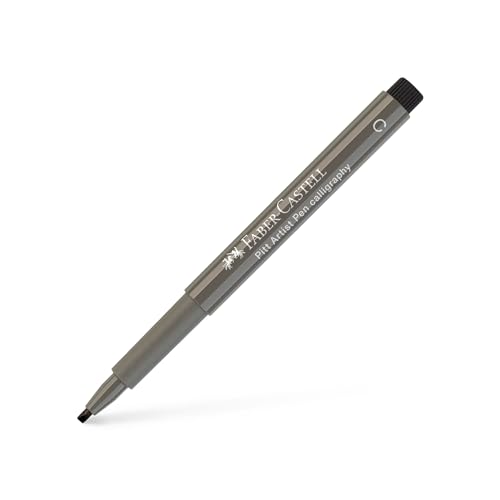 Faber-Castell Art & Graphic Pitt Artist Pen Calligraphy India Ink Pen, Green Gold, Single Pitt Pen, For Art, Craft, Drawing, Sketching, Home, School, University, Colouring