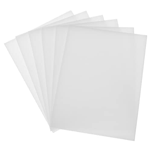 PATIKIL 8"x6"x0.2" Foam Handicraft Sheets, 1 Set/6 Sheet Soft Crafting Sponge Foam Paper Set for DIY Flower Press Art Handicraft, White - size: 8"x6"x0.2"