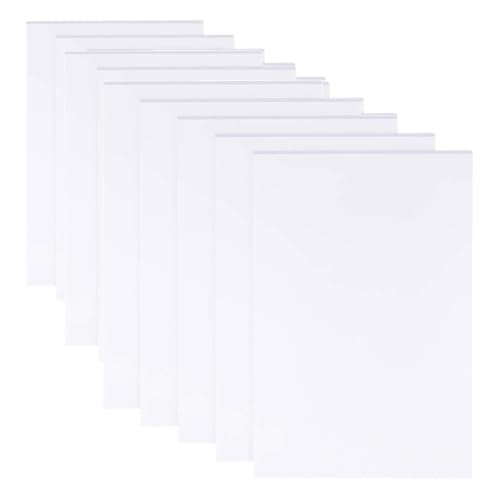 BENECREAT 5 Sheets 3mm White Foam Boards 11.8x7.8inch Rectangle Foam PVC Sheet Poster Board Mount Board for Mounting, Crafts, Modelling, Art, Display, School Projects (Pack of 3) - size: 30cmx20cmx3mm (Pack of 3)