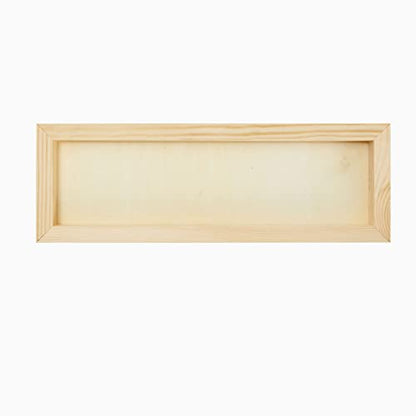 Bright Creations Unfinished Wood Canvas Boards - Boards for Crafting & Painting - Hanging Wood Sign & Wall Decor - 4 x 12 in, Pack of 6 - size: 4x12 inch