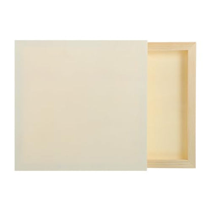 MECCANIXITY 6 Pack Wood Canvas Boards, 8x8 Inch Art Canvases Square Unfinished Wood Panel for Painting, Crafts, DIY Projects, Pouring Art - size: 8x8 Inch