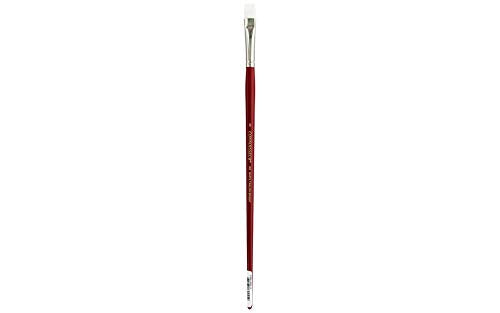 Connoisseur White Taklon Brush All Media LH BRT#6 - size: #6, style: Bright